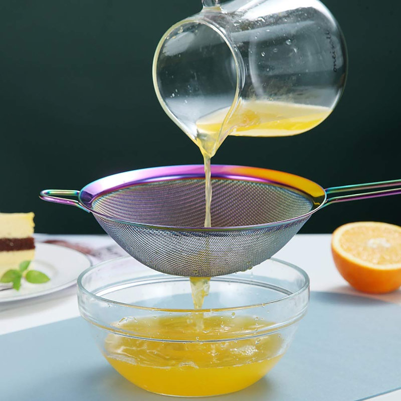 Mesh Strainer 3 Pieces Set, Rainbow
