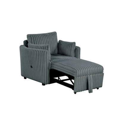 Convertible Sleeper Chair, Pull Out Chair Bed Sleeper For Adults, Multi-Functional Sofa Bed Chair For Living Room, Bedroom, Apartment by Latitude Run