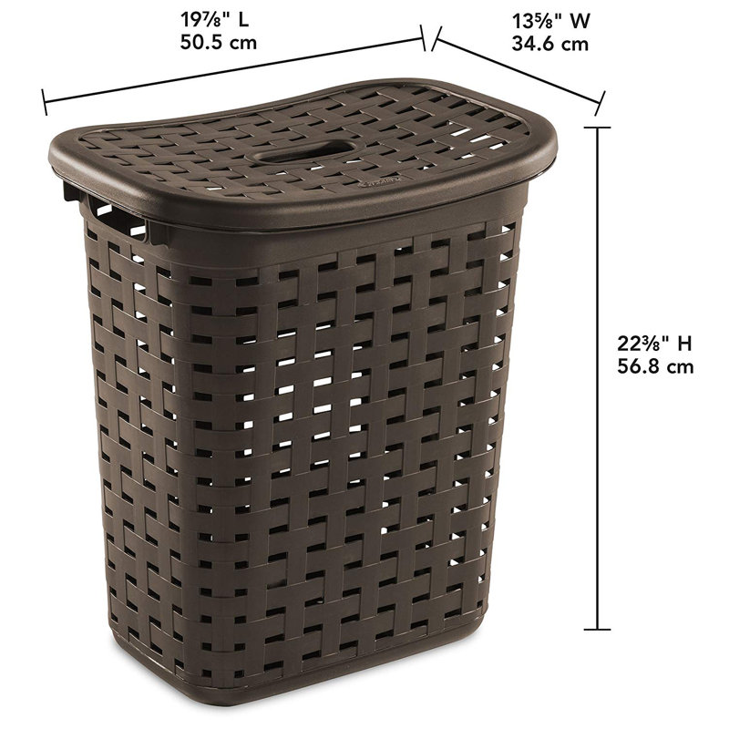 Panier et panier à linge en plastique en osier Sterilite