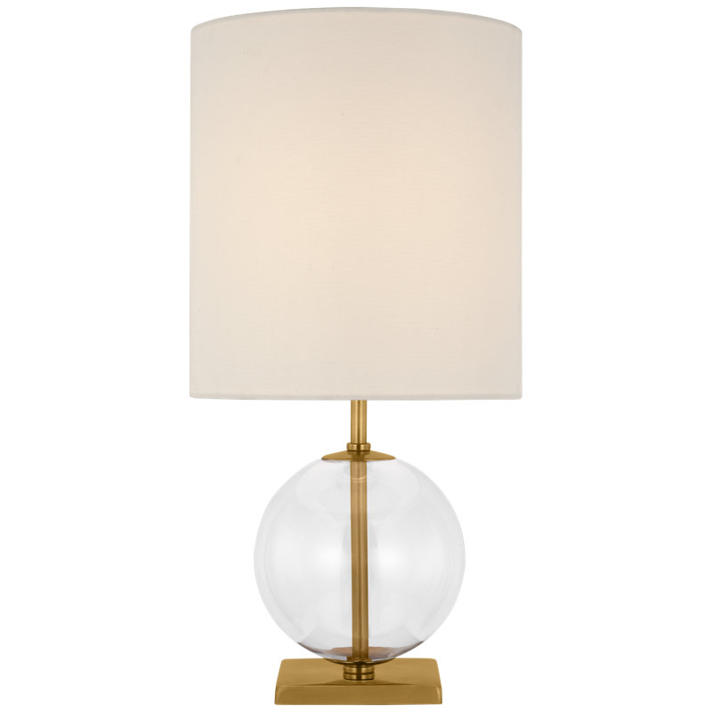 Elsie Table Lamp, Clear Glass