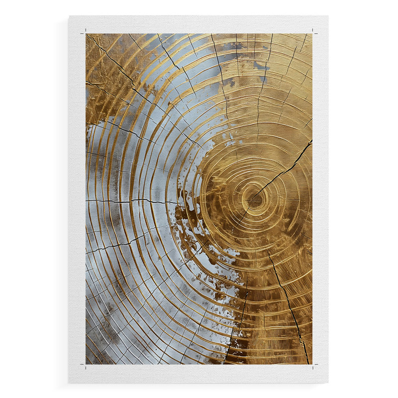 ABSTRACT Series CLV - Impression sur toile seulement - NON-CADRE, H 12 po x l 8 po