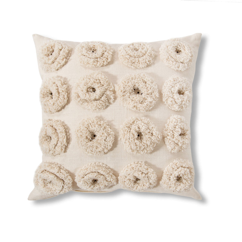 Coussin bohémien portail Kidney, H 5 po x l 20 po, Carré