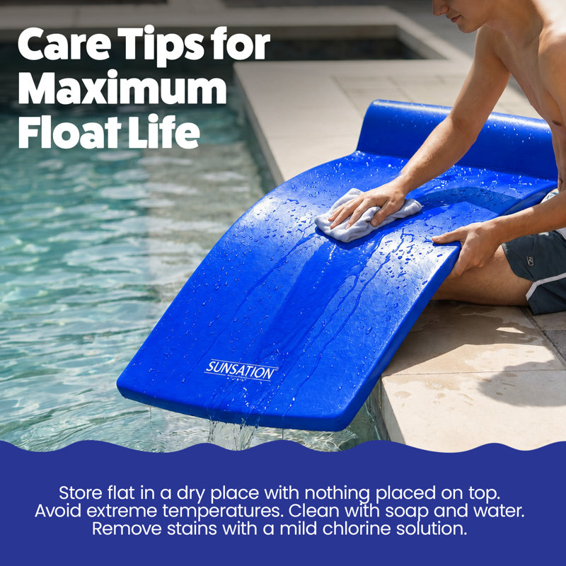 Flotteur de piscine en mousse de 1,75 po TRC Sunsation, Indigo