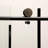 48" W X 76" H Sliding Shower Enclosure In Matte Black. Tempered Glass. Handle. Fits Different Bathroom Decor. Adjustable For Uneven Surfaces. Parts Included-124250125