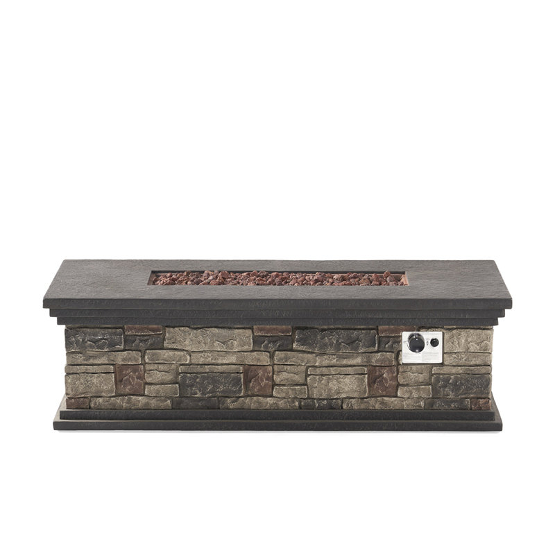 RECTANGLE MGO FIRE PIT - 50 000 BTU