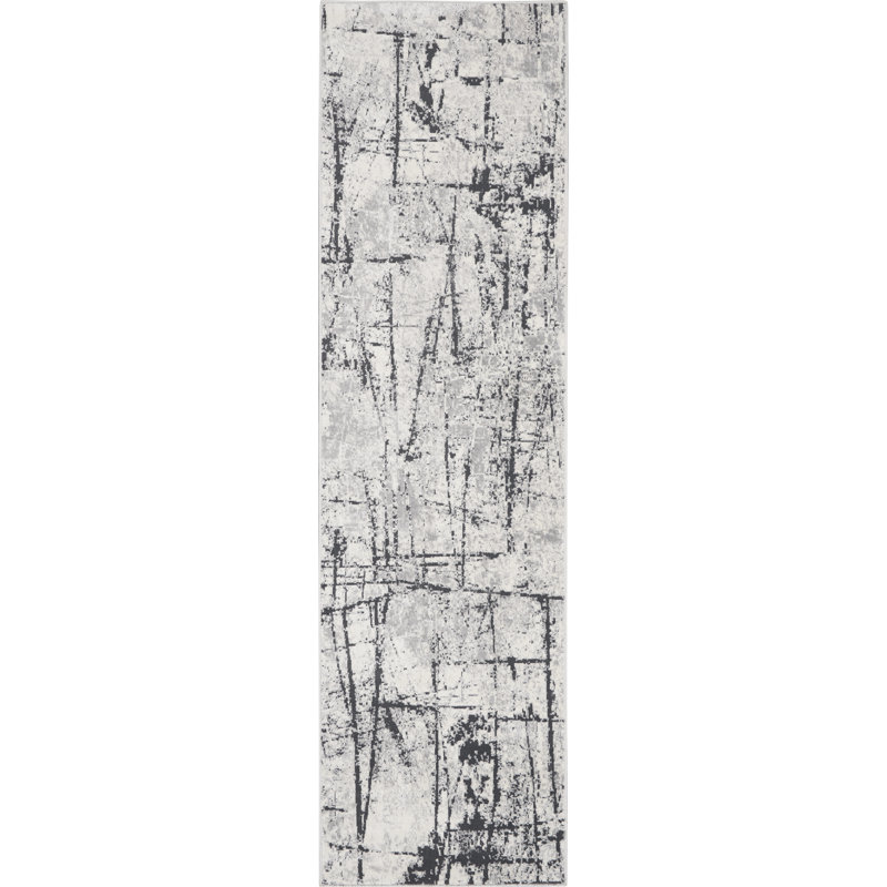 Vapor Abstract Area Rug, Runner 66 x 229cm