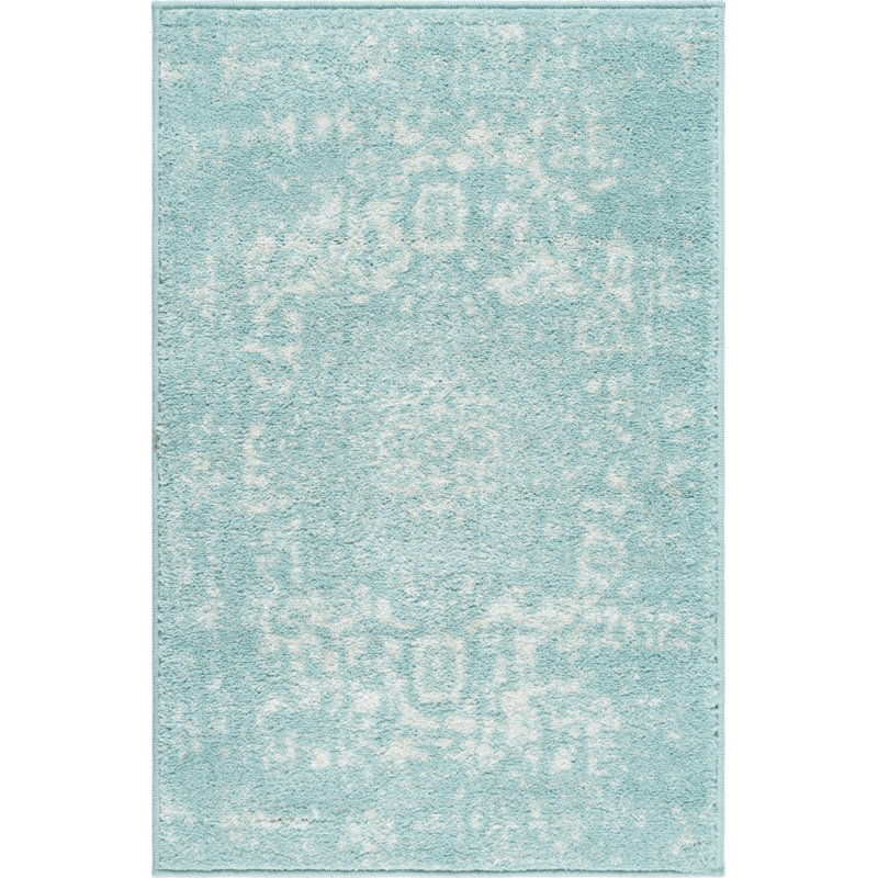 Oriental Area Rug, Rectangle 61 x 91cm