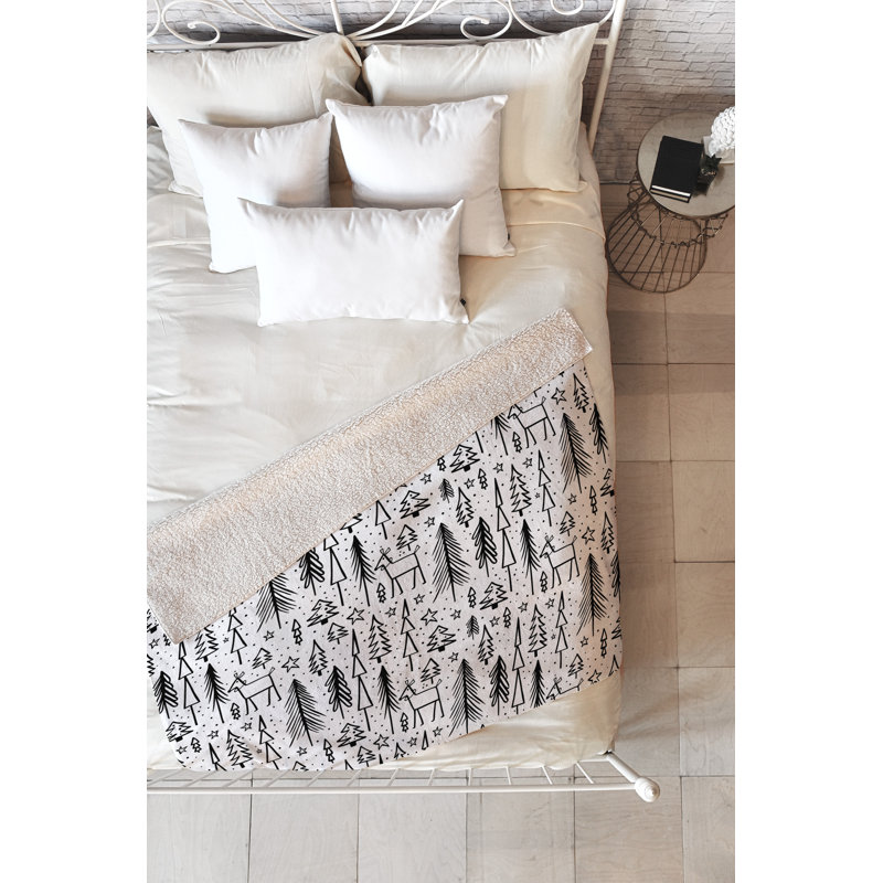 Hand Woven Throw Blanket, 50" W x 60" L