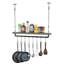 Metal/Wood Rectangle Hanging Pot Rack
