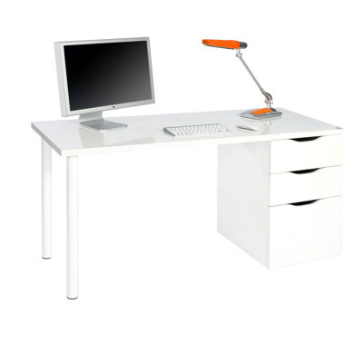 Agnuni Solid Wood Secretary Desk