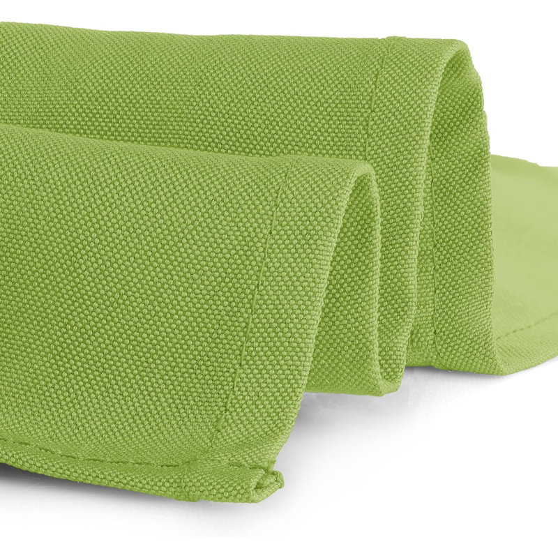 Alyea Dining Linens, 30" W x 42" L, Apple Green