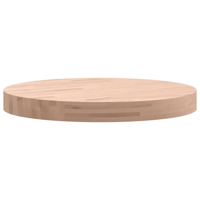 Tiphonnet Solid Wood Table Top, Natural, 4cm H x 40cm W x 40cm D