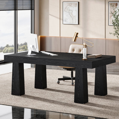 Wood Executive Desk,Modern Home Office Desk