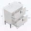 Meuble-lavabo de 30 pouces avec lavabo en céramique, conception cannelée et tiroirs à fermeture en douceur-26248941