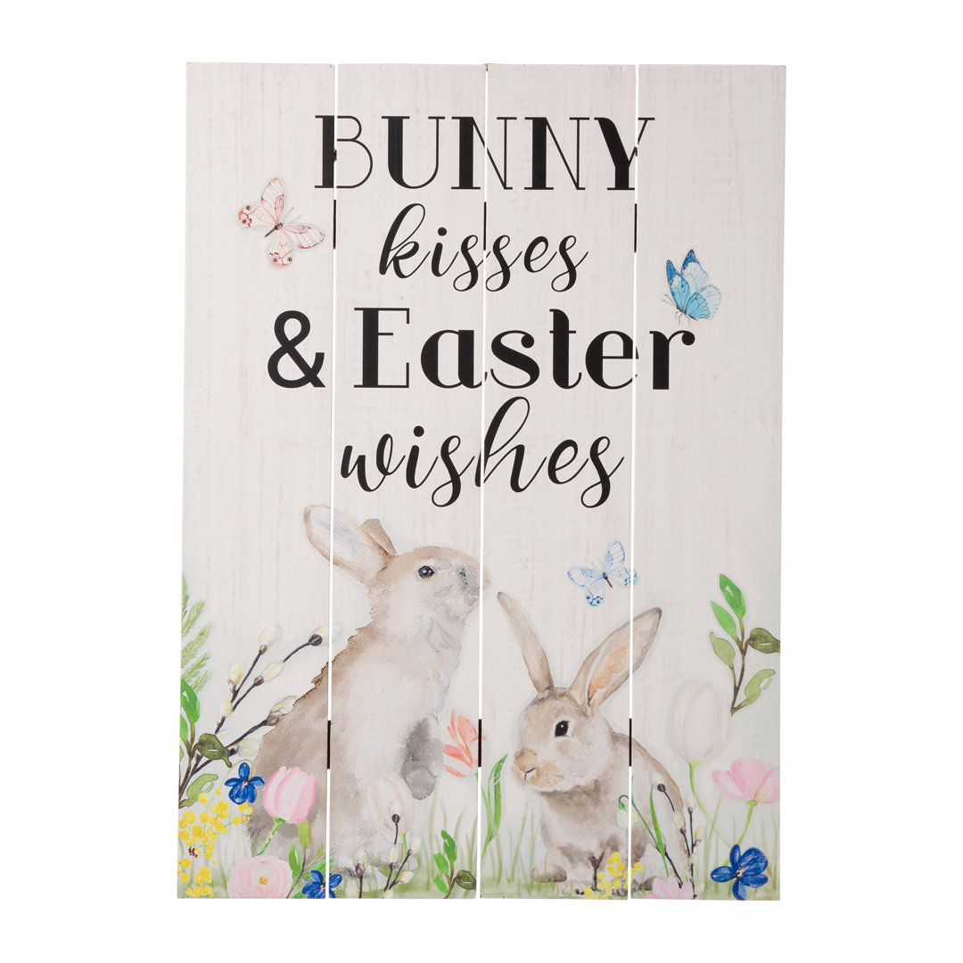 Easter Wooden Bunny Wall Décor The Holiday Aisle®