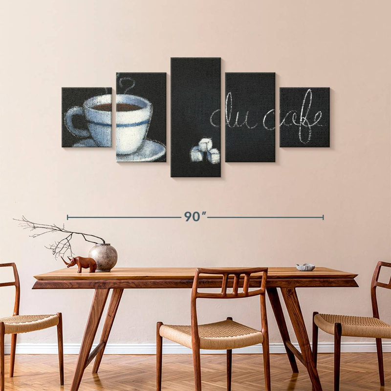 Chalkboard Menu Cafe, 42" H x 92" W