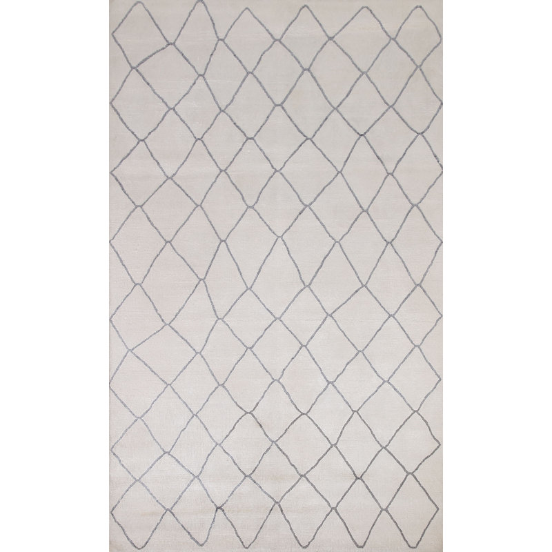 Tapis marocain moderne All-Over Trellis 5 x 8