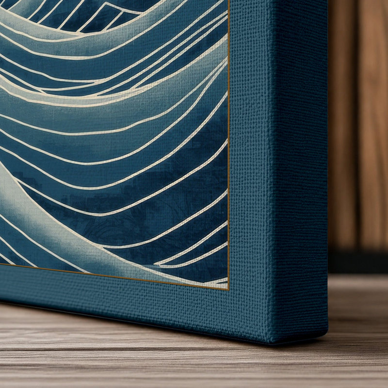 Print, 36x24 - 91.4 x 61.0 cm, Teal Border