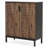 Modern Style 5-Tier Hall Cabinet Organizer With Geometric Doors And Adjustable Shelves, Ideal For Entryway And Bedroom Storage.-1708947835