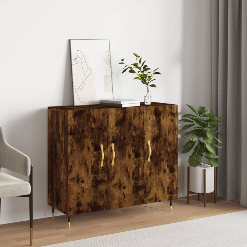 Parkmont 90cm Sideboard, Smoked Oak