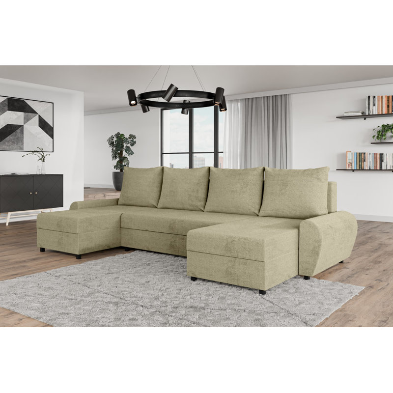 Benedicto 5 Seater Corner Sofa , Dark beige - Matana18