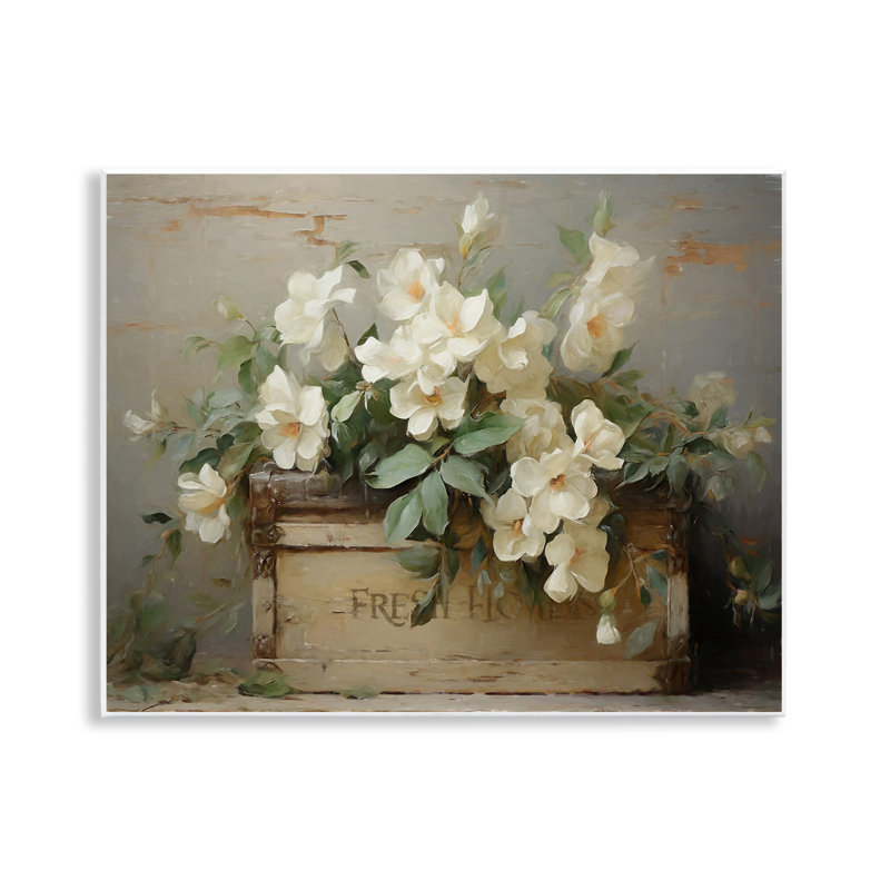 Fleurs fraîches et rustiques, estampe numérique de Ramona Murdock, H 11 po x l 14 po x P 0,5 po