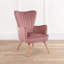 Coleman Velvet Armchair-989549237-989549236