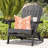 Dark Gray Wood Chair - Foldable, With Rustic Outdoor Appeal Seat Gray, Foldable For Area-1000076456
