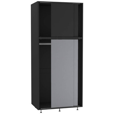 4 Door Solid Wood Wardrobe
