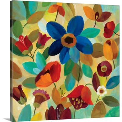 « summer floral ii » par silvia vassileva,, reproduction d’art sur toile