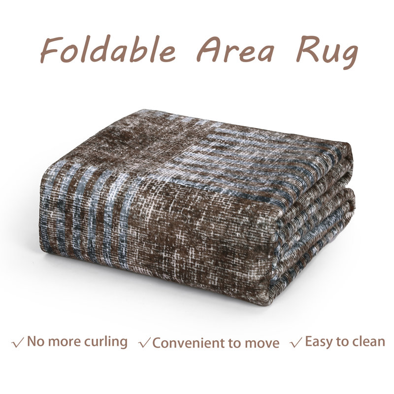 Edgardo Modern Machine Washable Rug for Living Room Bedroom Non-Slip Area Rugs Foldable Rugs for Playroom Office Kitchen Dinning Room Entryway