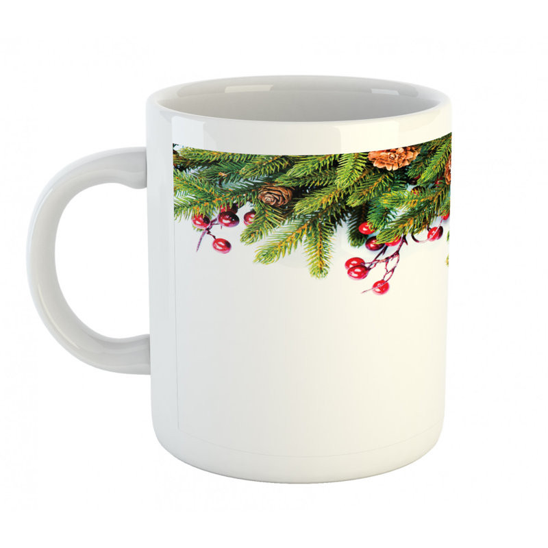 Grande tasse à café sapin