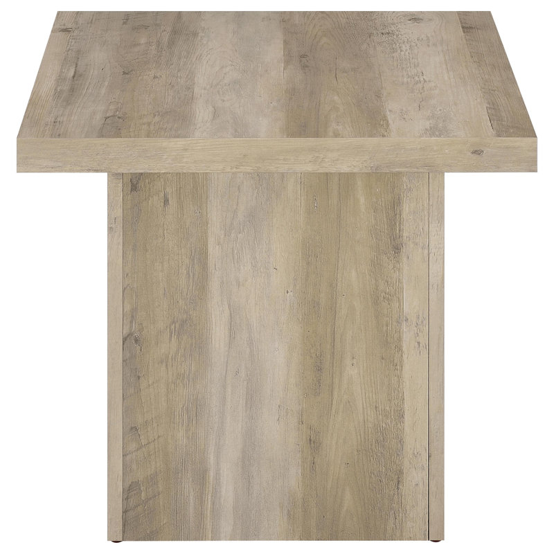 Table de bout carrée Varani, Pin patiné