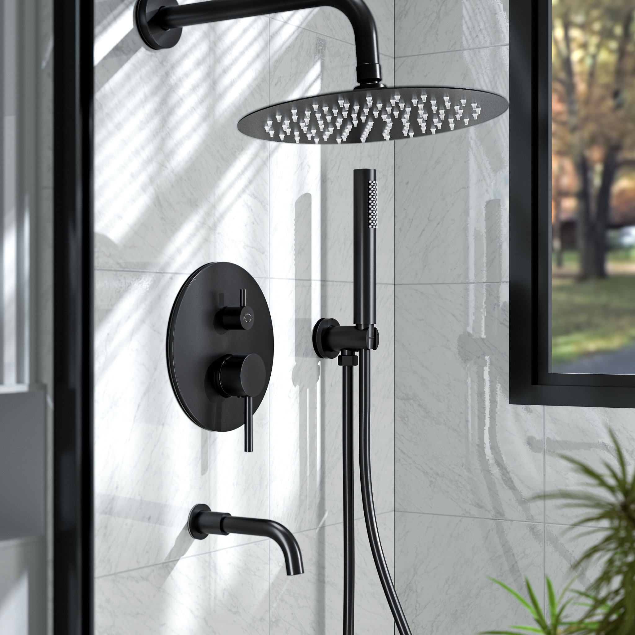 Tub And Shower Faucet With Rough-In Valve  Reviews AllModern