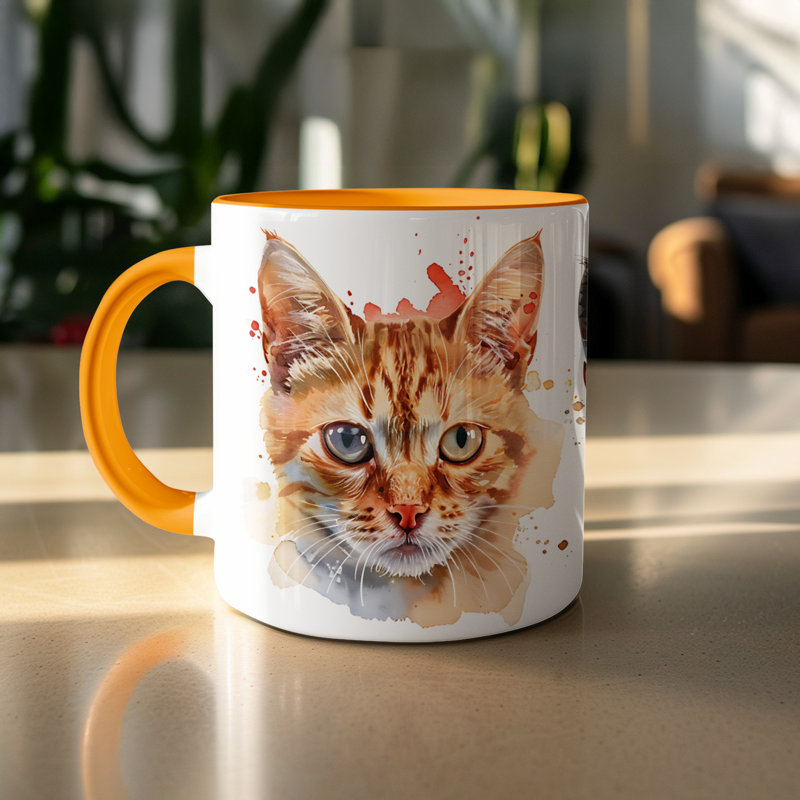 Mug, Orange, 2