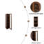 Display Cabinet With Transparent Acrylic Plate Doors, Curio Storage Cabinet With 5 Shelves, Bookcase With LED Lights