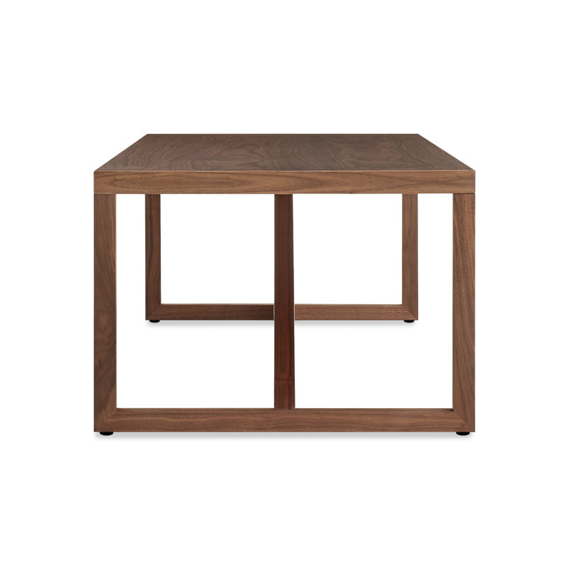 Strut Coffee Table, Walnut, 14" H x 54" L x 20" W