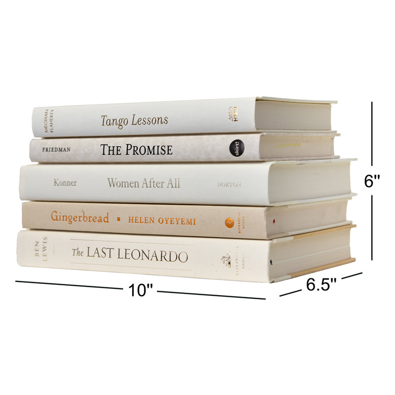 Donneisha Authentic Handmade Decorative Book Bundle (Set of 5)