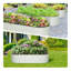 Lit de jardin surélevé ovale en métal galvanisé Premium-1543725328-1543725330