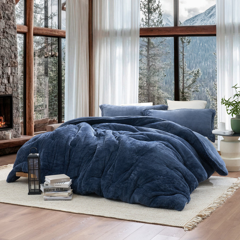 Dam Bae, She Thick - Coma Inducer® Alaskan King Comforter Set - Scenic Navy, Alaskan King