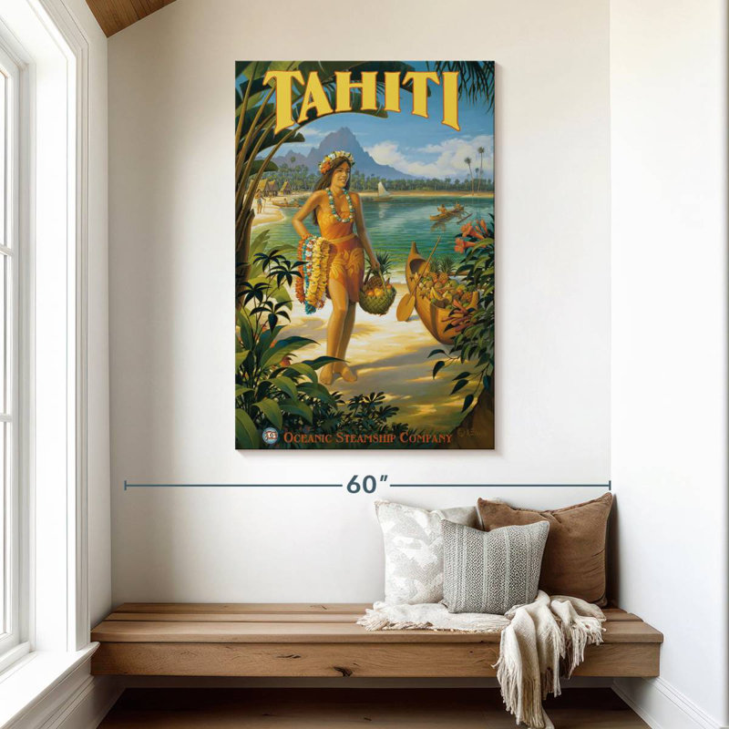Tahiti II, H 48 po x l 32 po