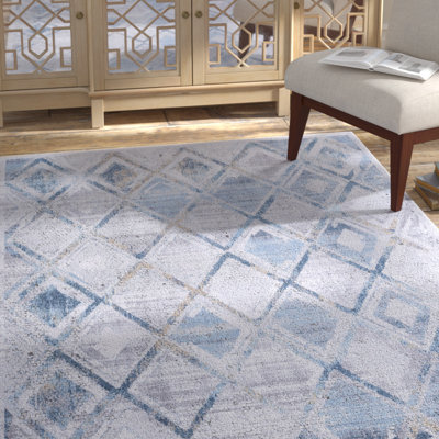 Tapis gris / crème Altura
