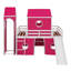 Lit mezzanine simple avec glissade et tour-118020720