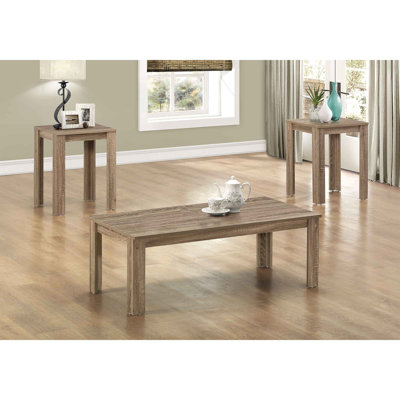 Ensemble de table, ensemble de 3 pièces, café, bout, côté, accent, stratifié de salon, transitionnel