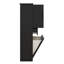 Grande armoire de rangement pour salle de bain avec portes et tiroir, armoire de rangement avec deux paniers à linge amovibles, tablette réglable-508463569