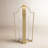 25'' H Brass Tabletop Hurricane
