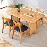 Ottley 4 - Person Solid Wood Solid Wood Top Open Dining Set