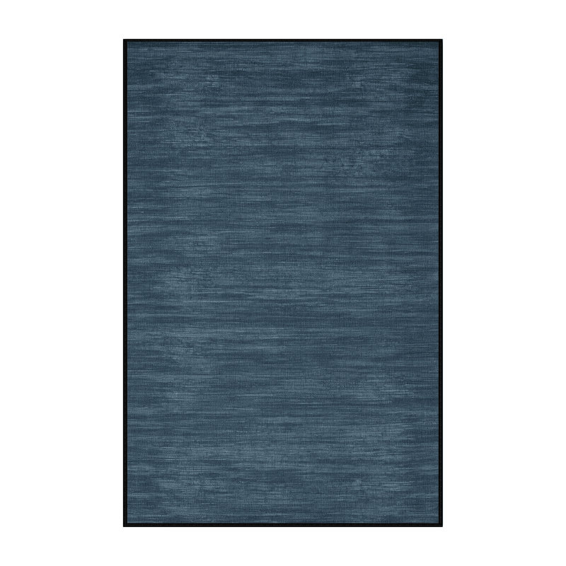 Machine Washable Solid Gray Area Rug, Rectangle 2' x 3'