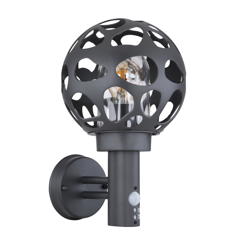 Corla Black Outdoor Wall Lantern