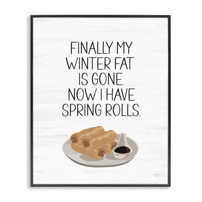 «Funny Spring Rolls» par Lux + Me Designs